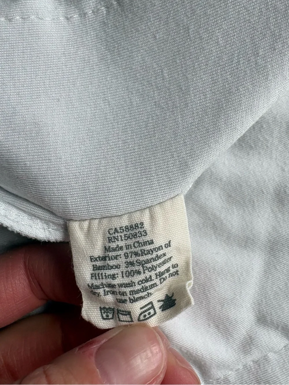 Kyte Baby Bamboo Sleep Bag Sleep Sack Fog Gray Blue Medium 6-18M 1.0 TOG